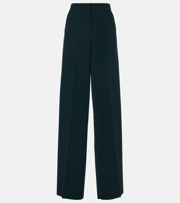 Max Mara Leccio high-rise cady wide-leg pants