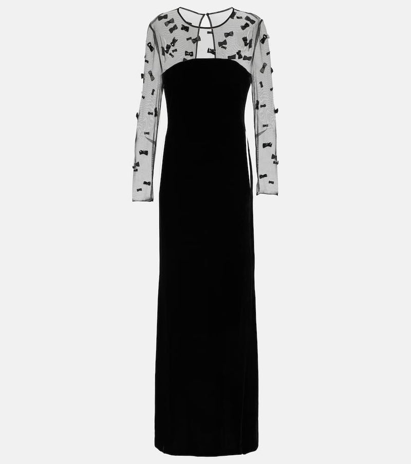 Max Mara Marocco mesh gown