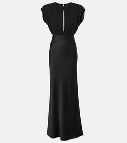 Max Mara Randers silk satin crêpe maxi dress