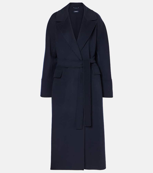 S Max Mara Malika virgin wool wrap coat