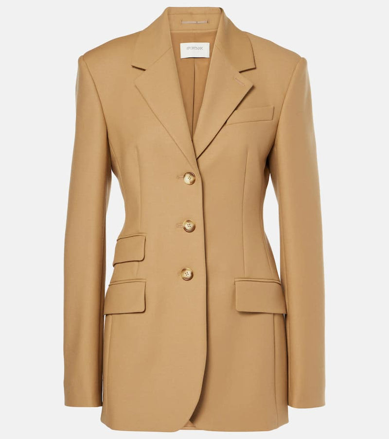 Sportmax Opice wool-blend blazer