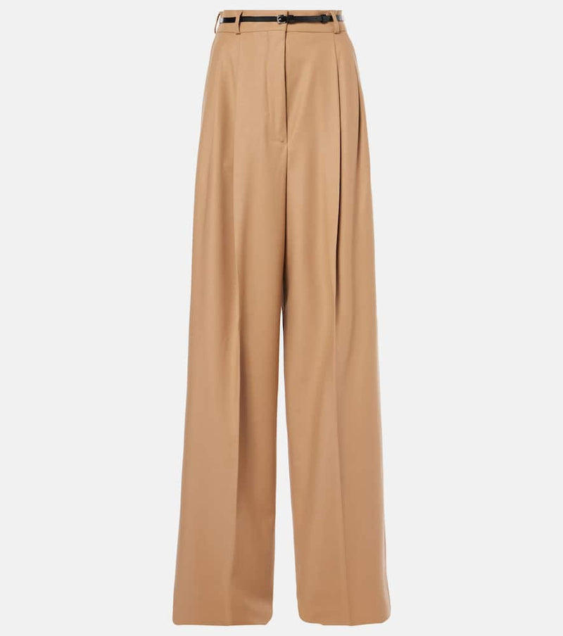 Sportmax Kiens12 wool-blend wide-leg pants