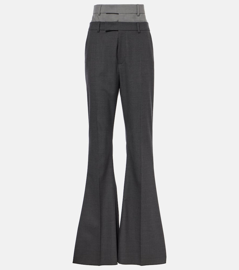 Sportmax Lince wool flared pants