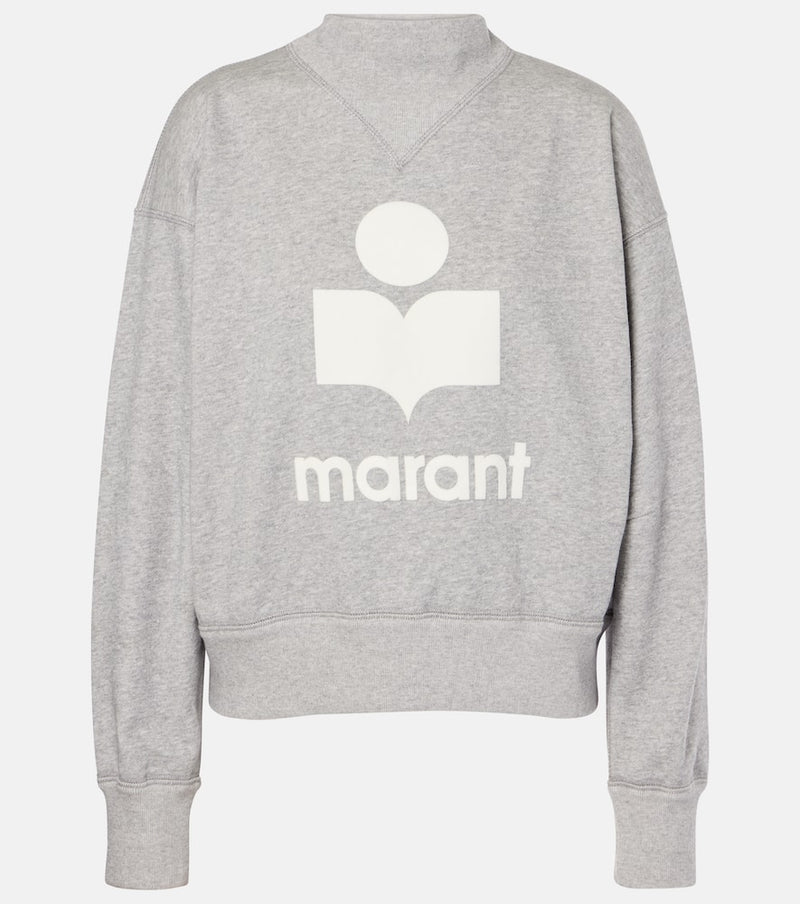 Marant Etoile Moby logo jersey sweatshirt