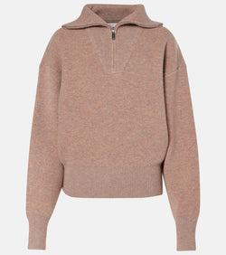 Marant Etoile Laranne wool-blend half-zip sweater