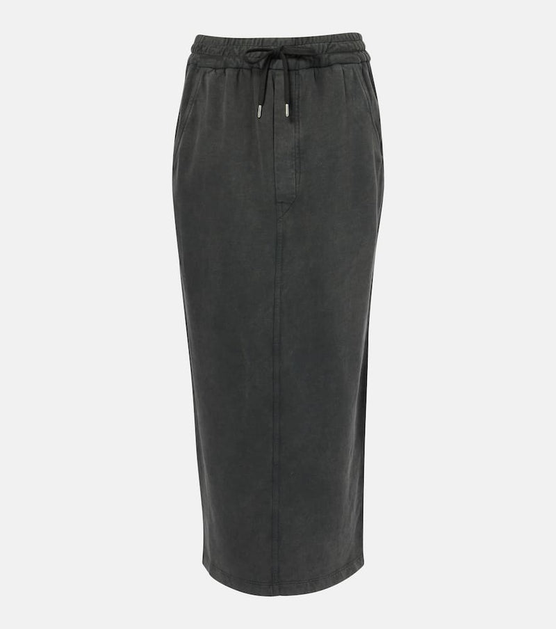 Marant Etoile Noreen cotton jersey midi skirt