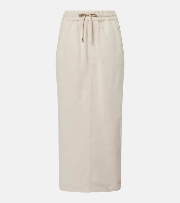 Marant Etoile Noreen cotton jersey midi skirt