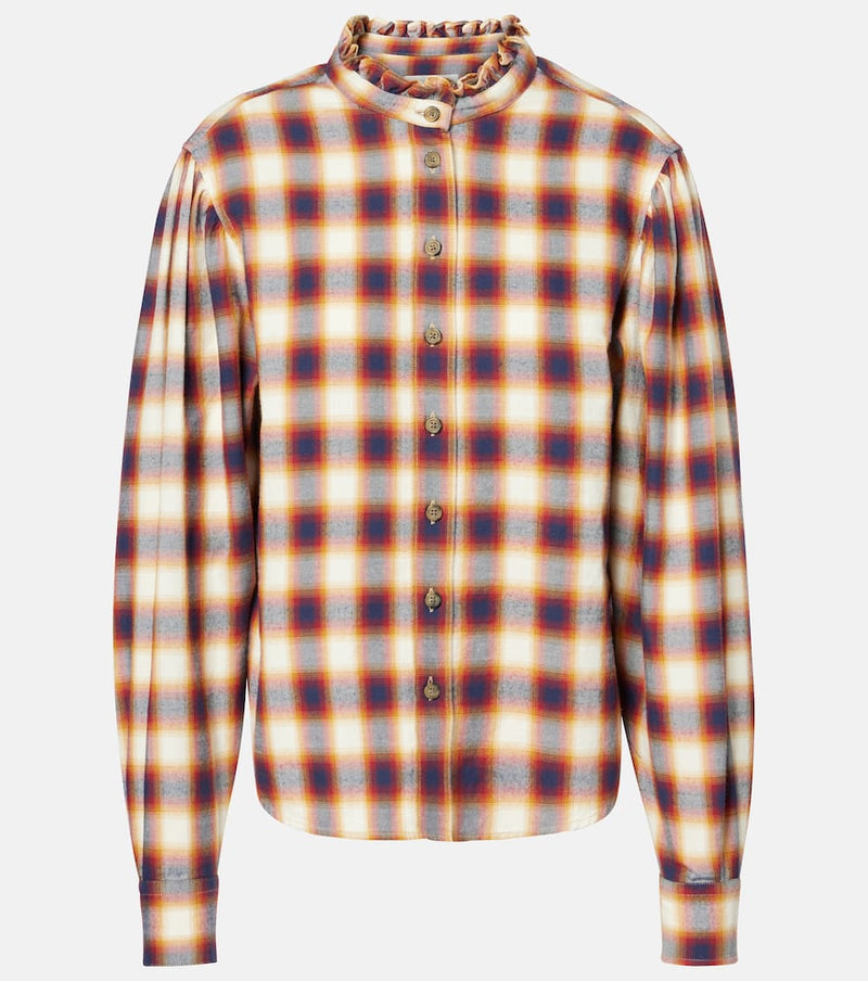 Marant Etoile Janci checked cotton shirt