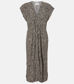 Marant Etoile Epolia printed midi dress