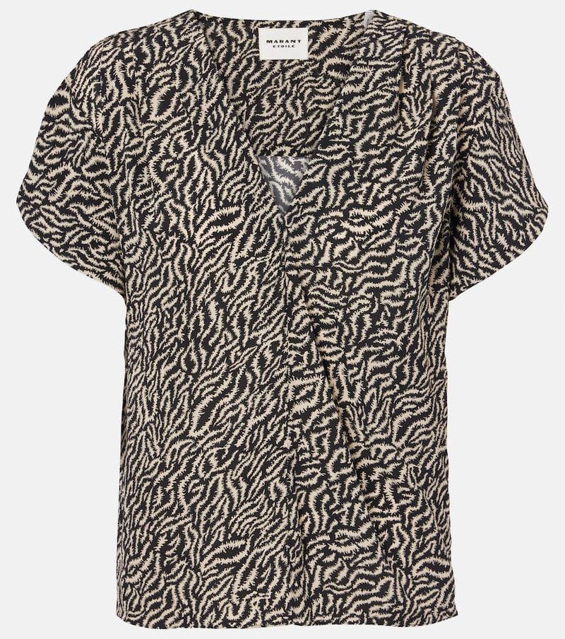 Marant Etoile Delocia printed top