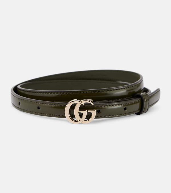 Gucci Double G leather belt