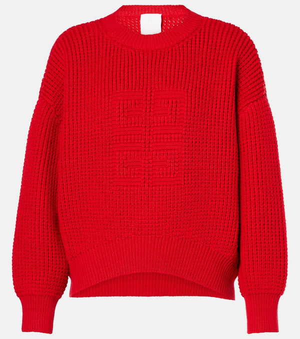 Givenchy 4G waffle-knit wool sweater