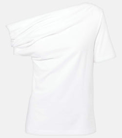 Givenchy Draped one-shoulder cotton T-shirt