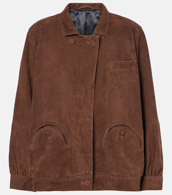 Blazé Milano Cleo suede bomber jacket