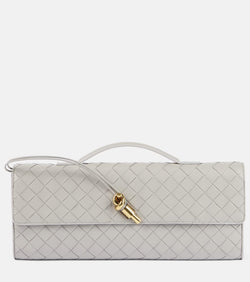 Bottega Veneta Andiamo Intrecciato leather clutch