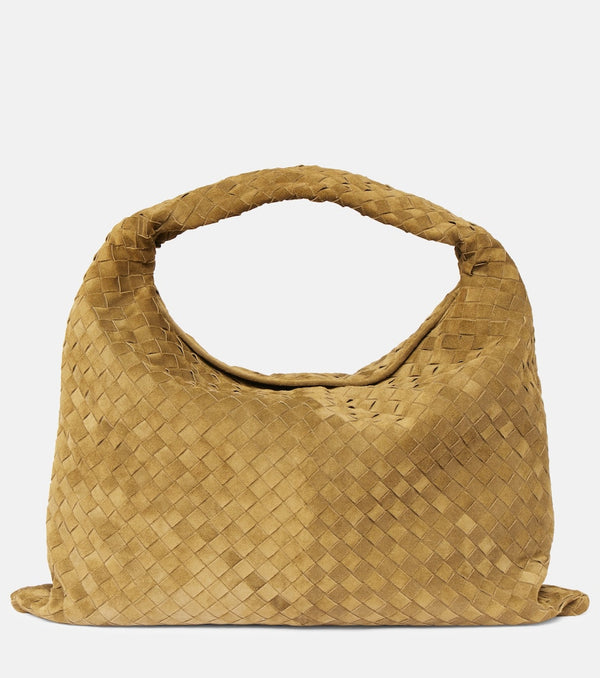 Bottega Veneta Hop Intrecciato Large suede tote bag