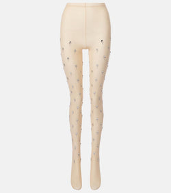 Rabanne Embellished tights