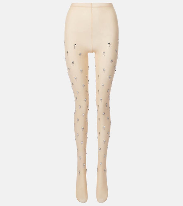 Rabanne Embellished tights