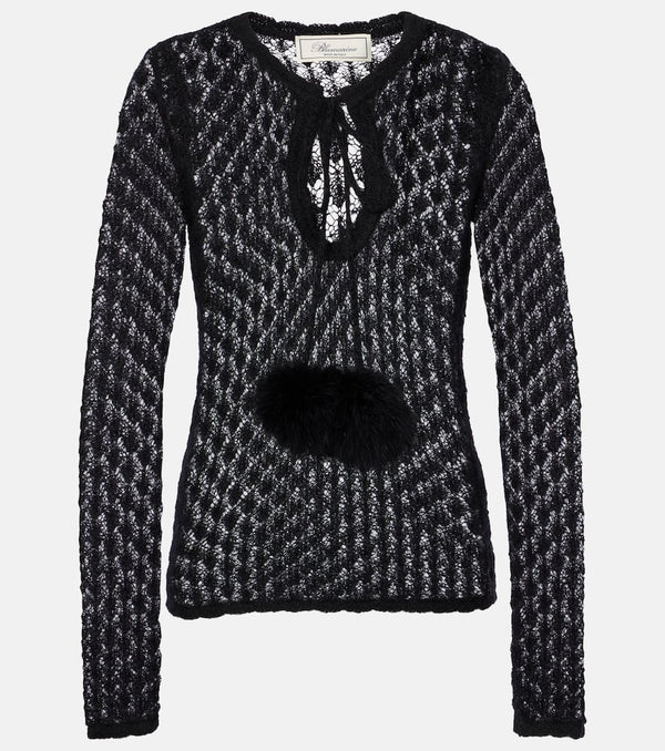 Blumarine Open-knit top