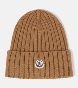 Moncler Ribbed-knit wool beanie