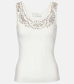 Xu Zhi Laurel embellished tank top