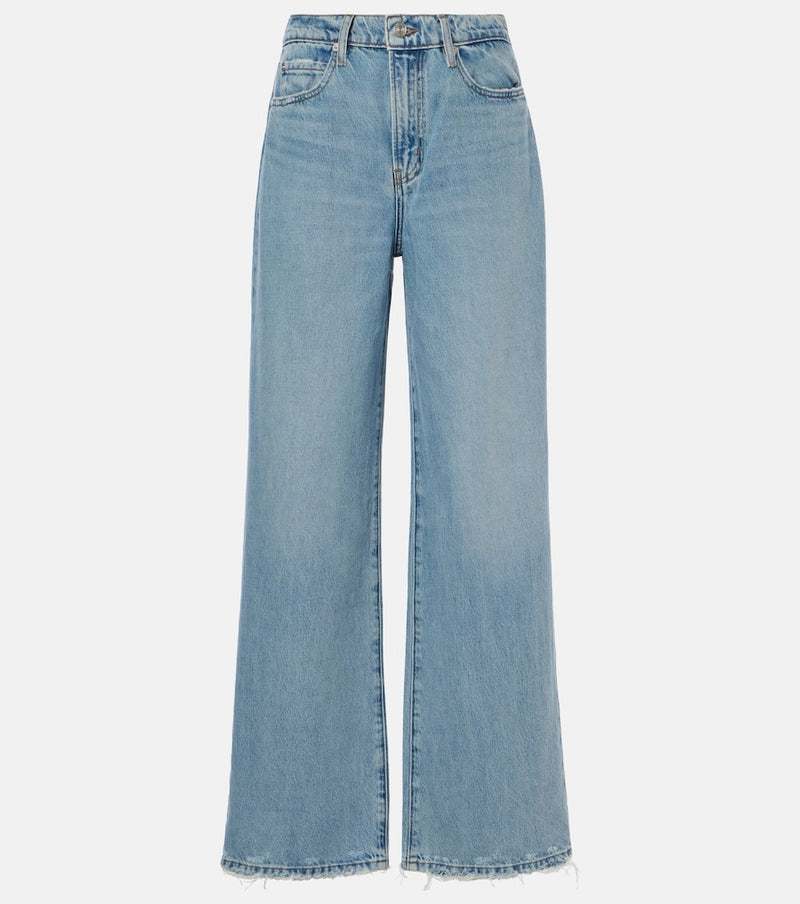 Frame Le Jane high-rise wide-leg jeans