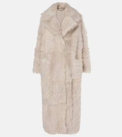 Nour Hammour Evita shearling coat