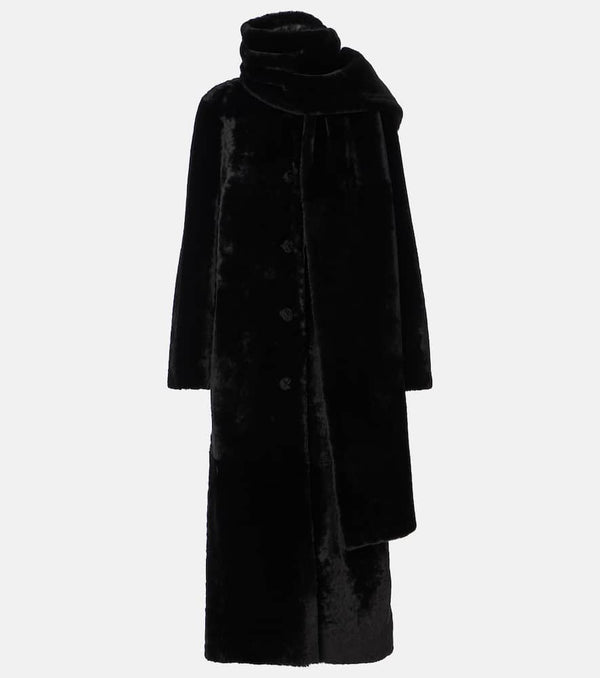 Nour Hammour Daphne shearling coat