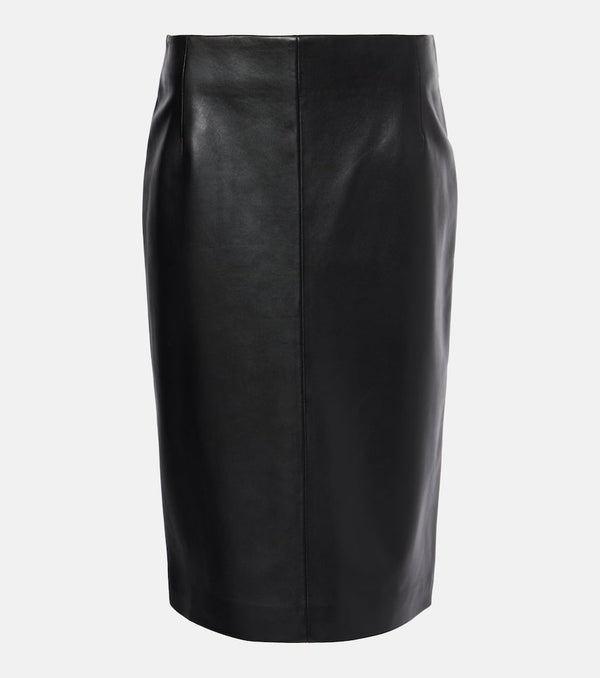 Nour Hammour Lady leather pencil skirt