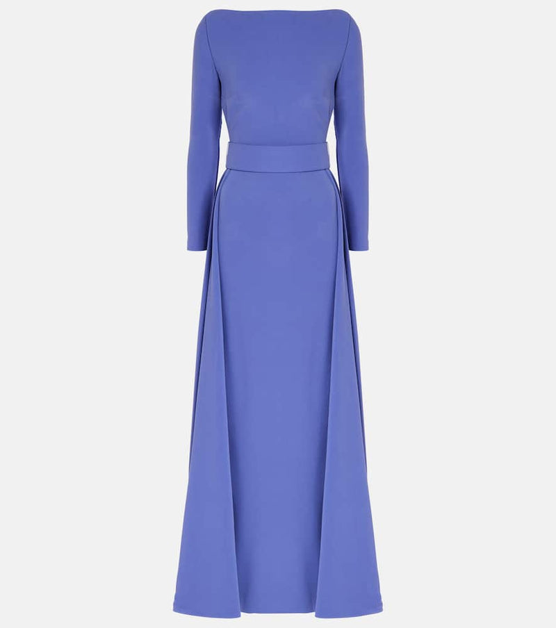 Solace London Shayla crêpe gown