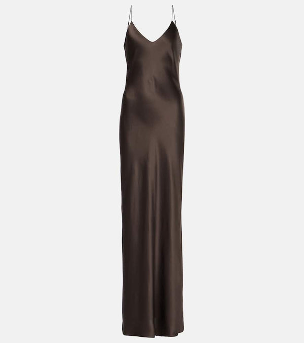 Nili Lotan Cami silk charmeuse gown