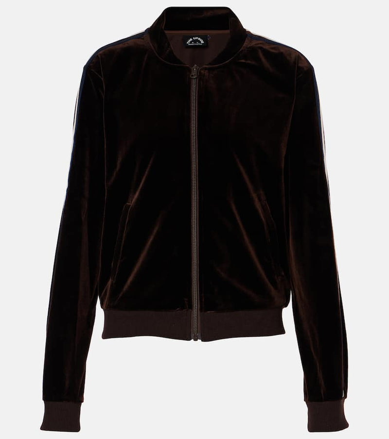 The Upside Castilllon Kasia velvet track jacket