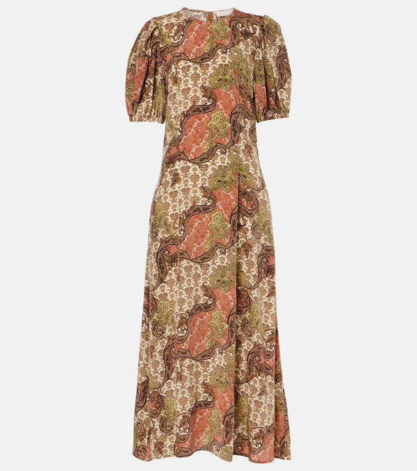 Ulla Johnson Calais silk midi dress