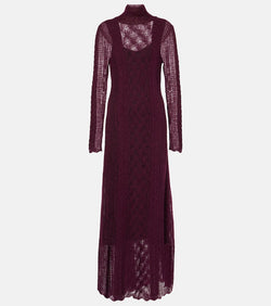 Ulla Johnson Kassia open-knit wool-blend maxi dress