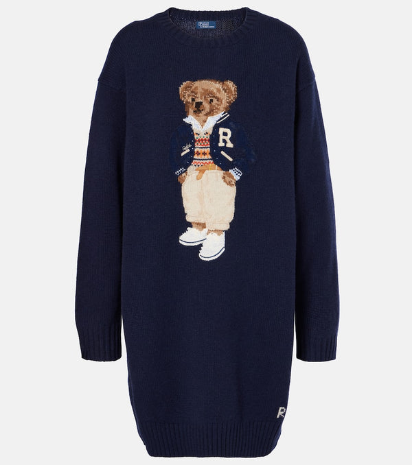 Polo Ralph Lauren Polo Bear wool and cashmere sweater dress