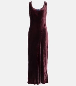 Polo Ralph Lauren Velvet maxi dress