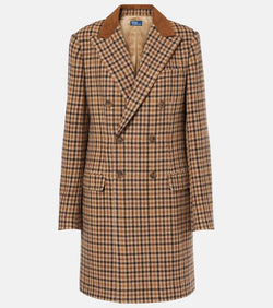 Polo Ralph Lauren Houndstooth wool-blend coat