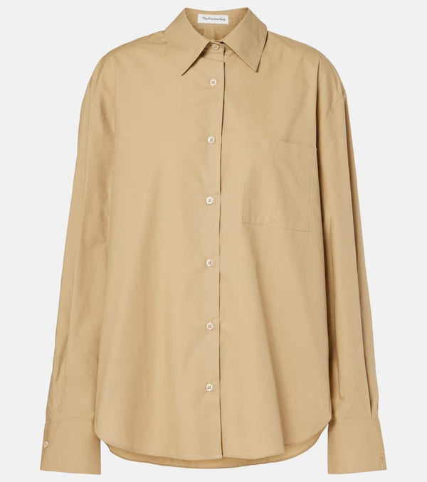 The Frankie Shop Lui oversized cotton shirt