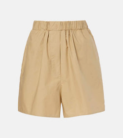 The Frankie Shop Lui high-rise cotton shorts