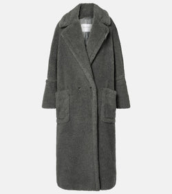 Max Mara Kadiak wool, alpaca, and silk teddy coat