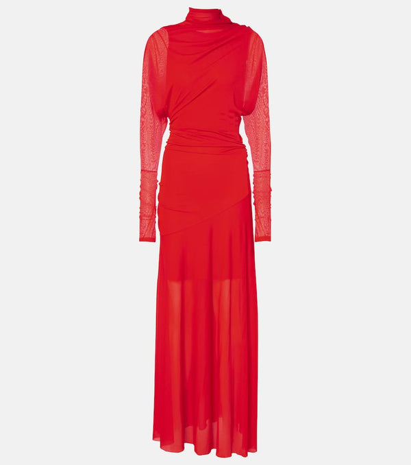 Proenza Schouler Paula sheer crêpe jersey gown