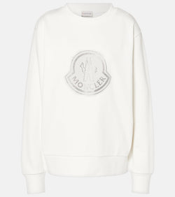 Moncler Logo cotton-blend jersey sweatshirt