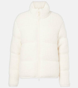 Moncler Wool and alpaca-blend down jacket