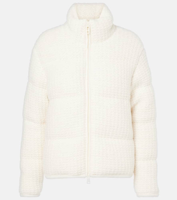 Moncler Wool and alpaca-blend down jacket