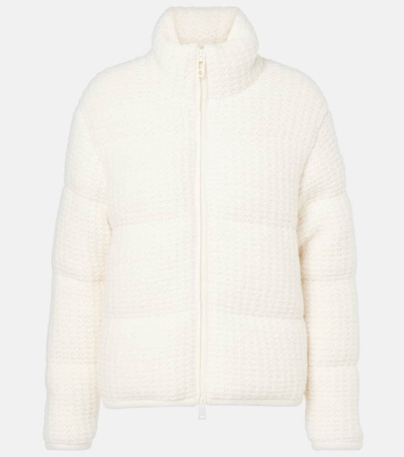 Moncler Wool and alpaca-blend down jacket