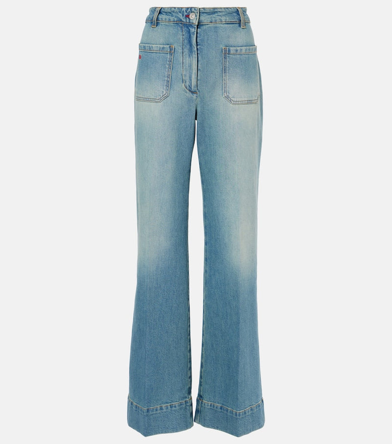 Victoria Beckham Alina high-rise wide-leg jeans