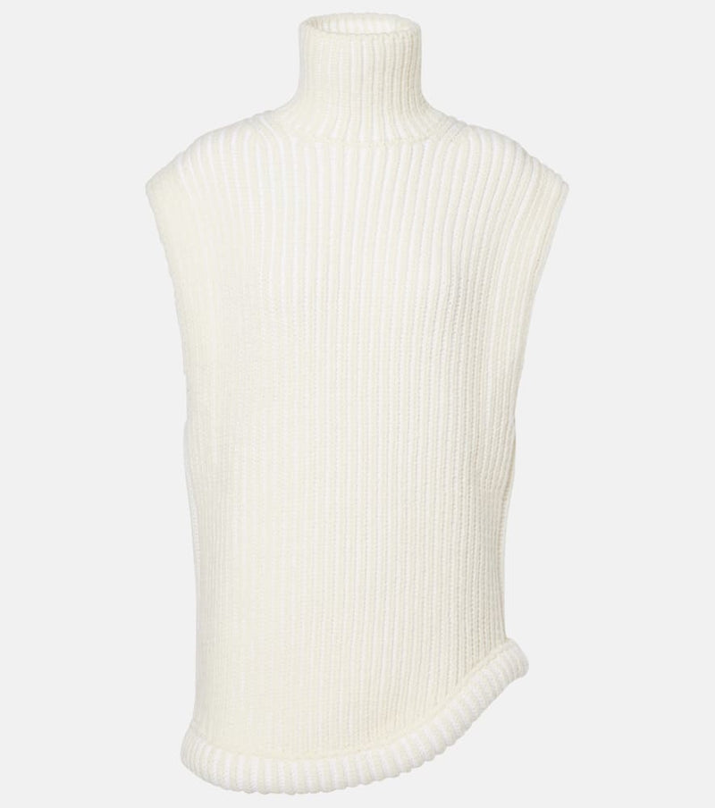 Victoria Beckham Ribbed-knit turtleneck sweater vest