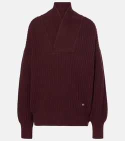 Victoria Beckham Ribbed-knit wool sweater