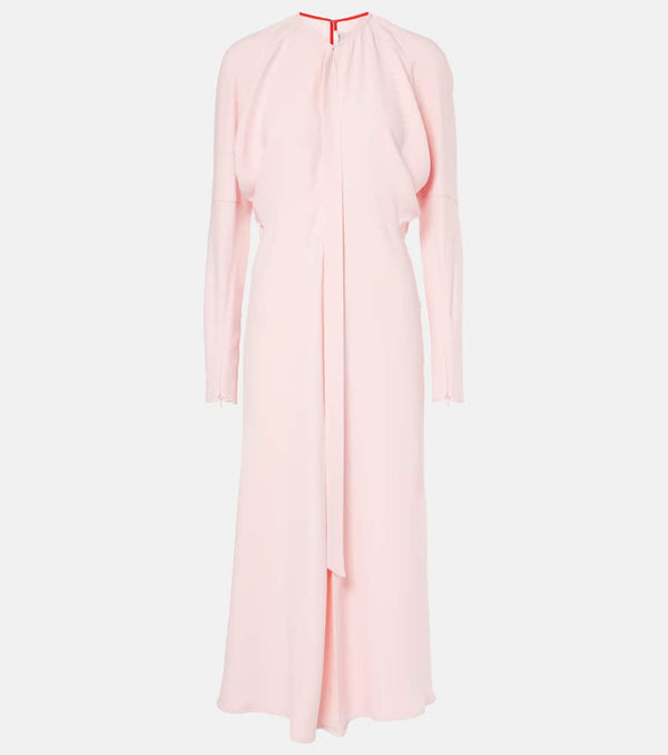 Victoria Beckham Dolman draped cady midi dress