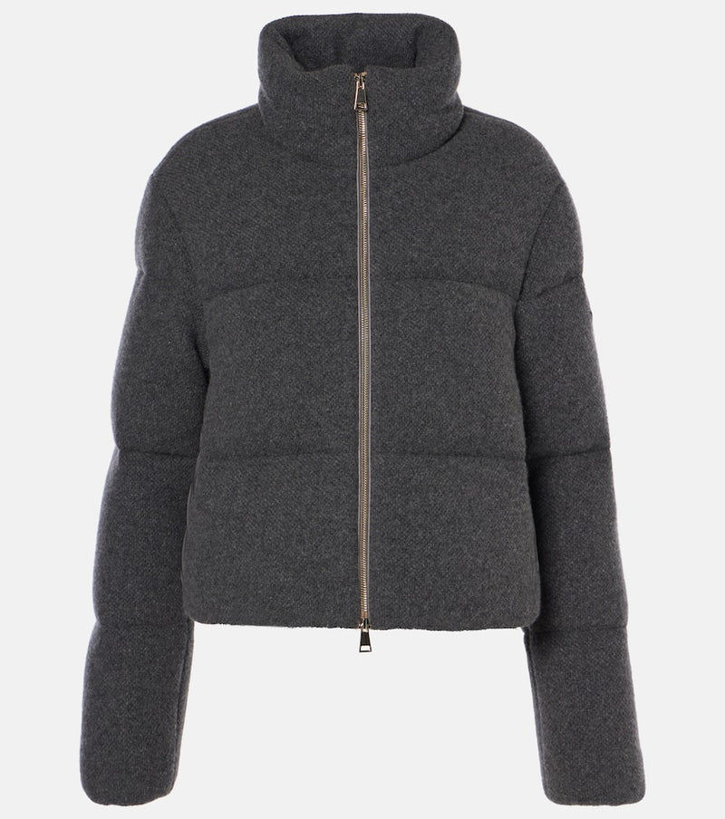 Moncler Breze cashmere and wool down jacket